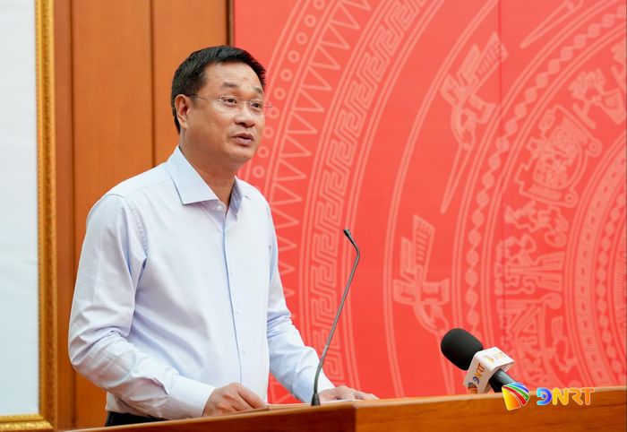 Bí thư Thành ủy, Trưởng đoàn Đại biểu Quốc hội thành phố Lê Ngọc Quang, Trưởng Tiểu ban An ninh mạng thành phố phát biểu chỉ đạo tại hội nghị. Ảnh: T.CÔNG