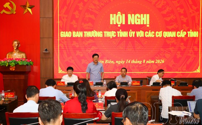 Đồng chí Lê Thành Đô, Phó Bí thư Thường trực Tỉnh ủy, Chủ tịch HĐND tỉnh phát biểu tại hội nghị.
