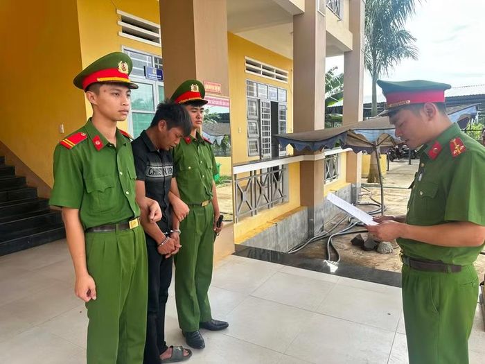 Đối tượng Tin đã bị bắt tạm giam để phục vụ công tác xét xử. Ảnh: Duy Hải