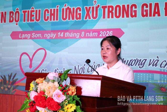 Lãnh đạo UBND phường Kỳ Lừa phát biểu tại buổi lễ