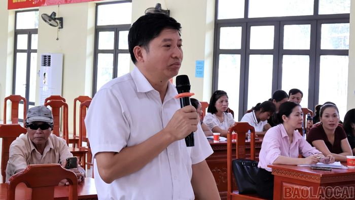 Đại biểu phát biểu tại hội nghị.