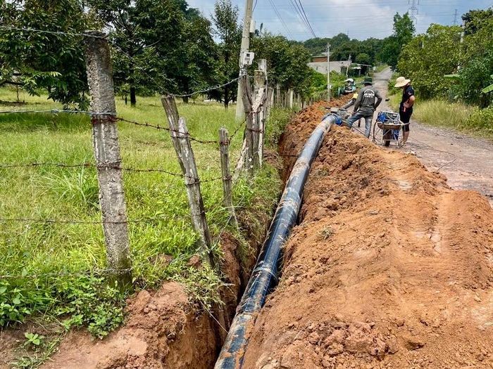 Thi công nâng cấp, mở rộng hệ thống nước La Dạ và Đông Giang