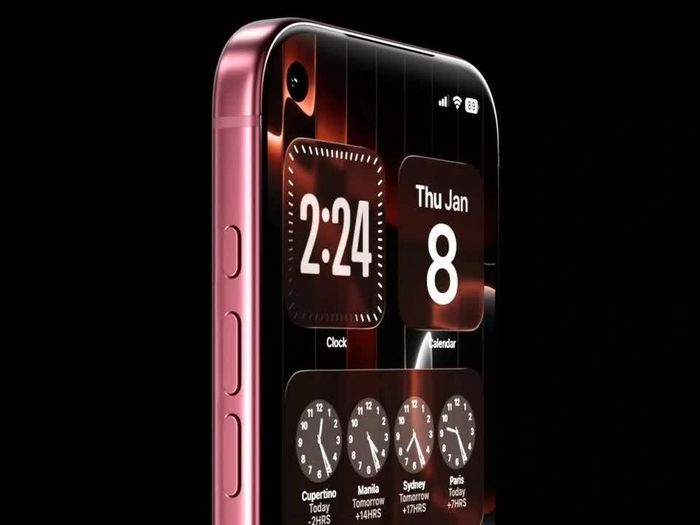 Bản dựng iPhone 18 pro dựa trên tin đồn.
