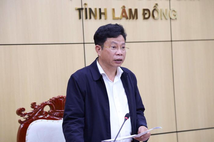 Đồng chí Lưu Văn Trung, Phó Bí thư Tỉnh ủy, Chủ tịch HĐND tỉnh Lâm Đồng kết luận tại buổi làm việc