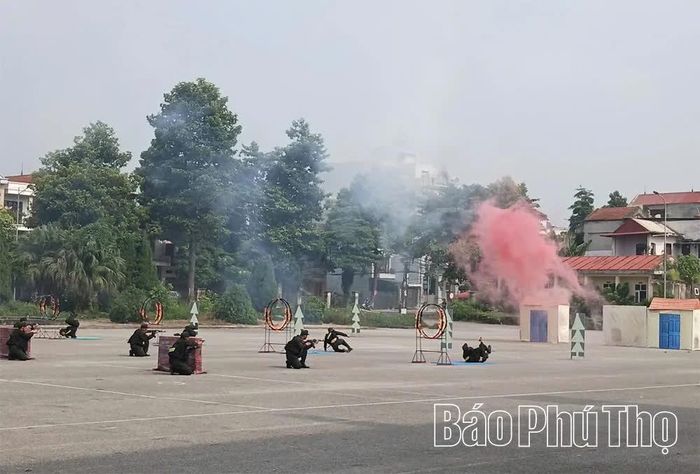Diễn tập phương án của lực lượng Cảnh sát cơ động năm 2026.