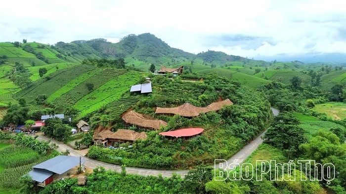 Homestay Long Cốc Ecolodge tại xã Long Cốc là mô hình tiêu biểu thu hút đông khách lưu trú thời gian qua.