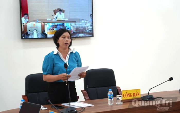 Công dân tham gia phiên tiếp dân của đồng chí Lê Hồng Vinh, Phó Bí thư Tỉnh ủy, Chủ tịch UBND tỉnh - Ảnh: T.Đ