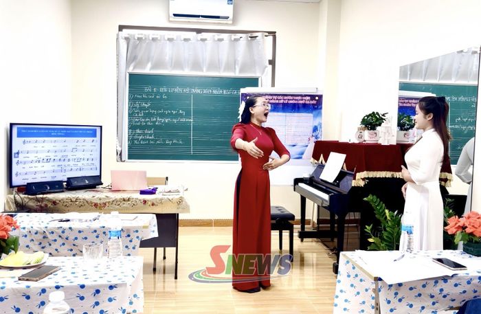 Một tiết học của bộ môn Âm nhạc.