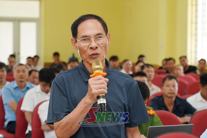 Đại diện Công ty cổ phần Nông nghiệp Chiềng Sung phát biểu tại hội nghị.