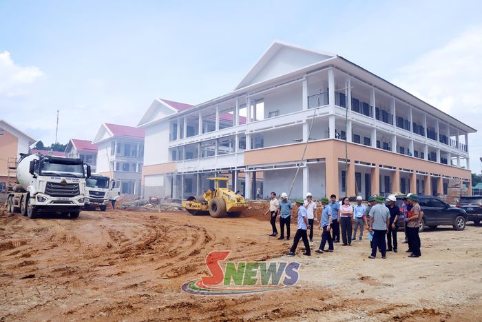 Thi công dự án Trường nội trú liên cấp TH-THCS Phiêng Khoài.