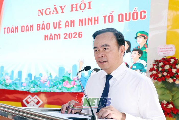 Đồng chí Hà Trung Chiến phát biểu tại Ngày hội.