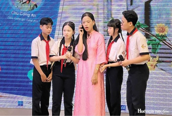 Sân khấu hóa những thông tin phòng, chống mua bán người.