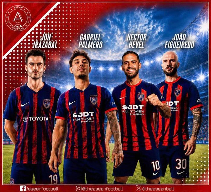 4 cầu thủ Malaysia được đăng ký thi đấu theo dạng nội binh từ mùa giải 2026-2027 (Ảnh: JDT).