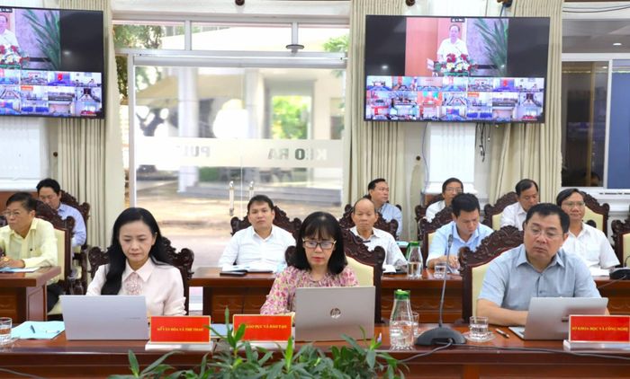 Đại biểu tham dự hội nghị. (Ảnh: Cổng TTĐT An Giang)