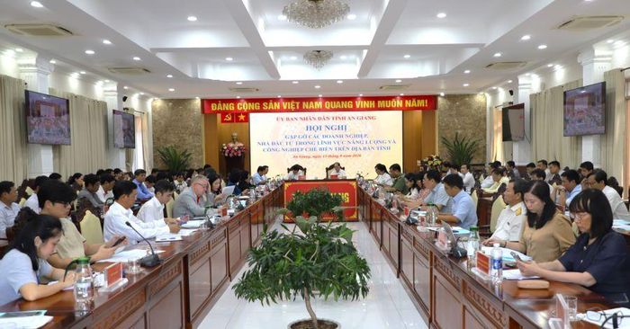 Quang cảnh hội nghị. (Ảnh: Cổng TTĐT An Giang)
