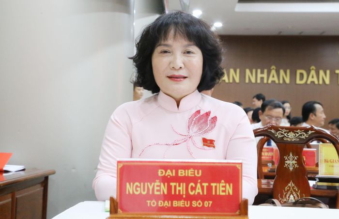 Tân Phó Chủ tịch UBND TP. Đồng Nai Nguyễn Thị Cát Tiên. Ảnh: Văn Dũng