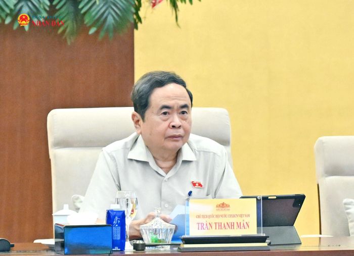 Chủ tịch Quốc hội Trần Thanh Mẫn chủ trì phiên họp