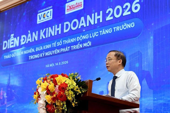 ông Bùi Trung Nghĩa, Phó Chủ tịch VCCI phát biểu khai mạc
