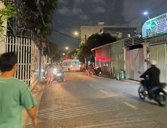 Lực lượng chức năng có mặt tại khu vực hiện trường xảy ra vụ việc.