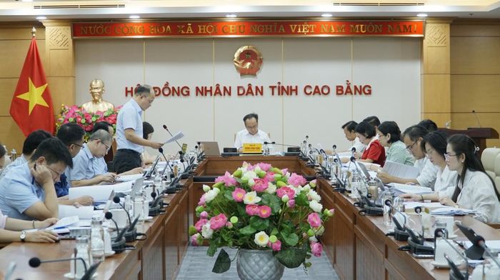 Các đại biểu dự họp thẩm tra.