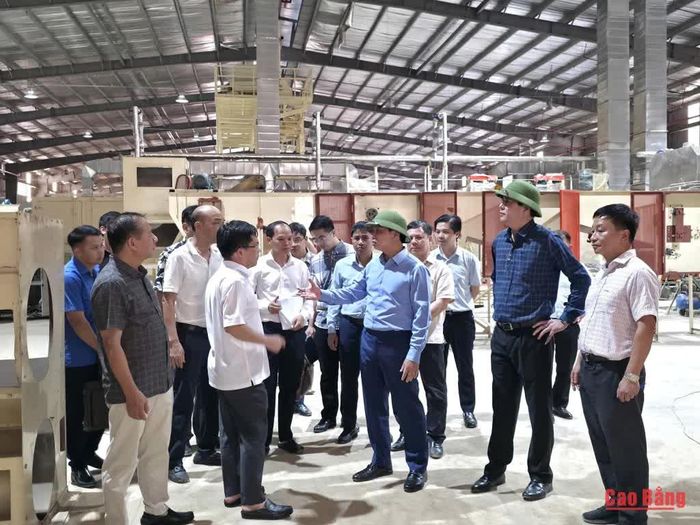 Chủ tịch UBND tỉnh Lê Hải Hòa chỉ đạo tháo gỡ khó khăn, sớm đưa Nhà máy chế biến nguyên liệu thuốc lá Cao Bằng vào hoạt động.
