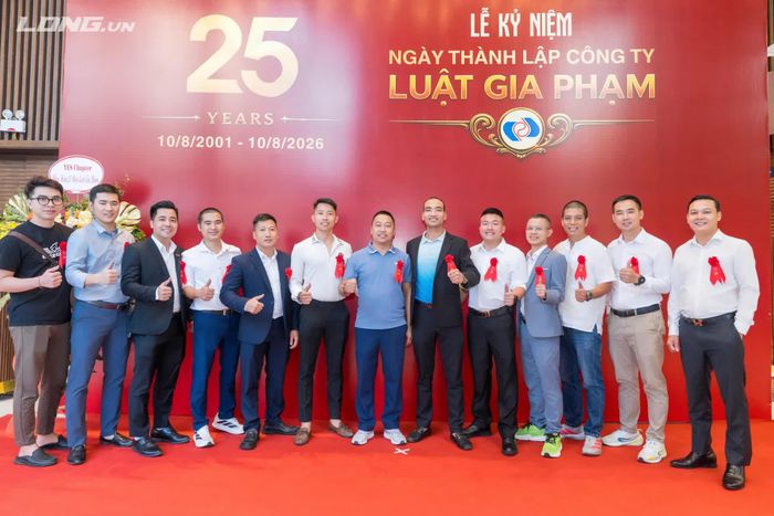 Các đối tác, khách mời tham dự Lễ kỷ niệm 25 năm thành lập Luật Gia Phạm.