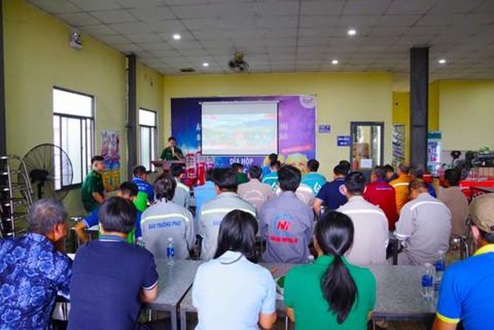 Buổi tuyên truyền giúp nâng cao nhận thức phòng, chống ma túy và tội phạm tại cửa khẩu cảng Gò Dầu