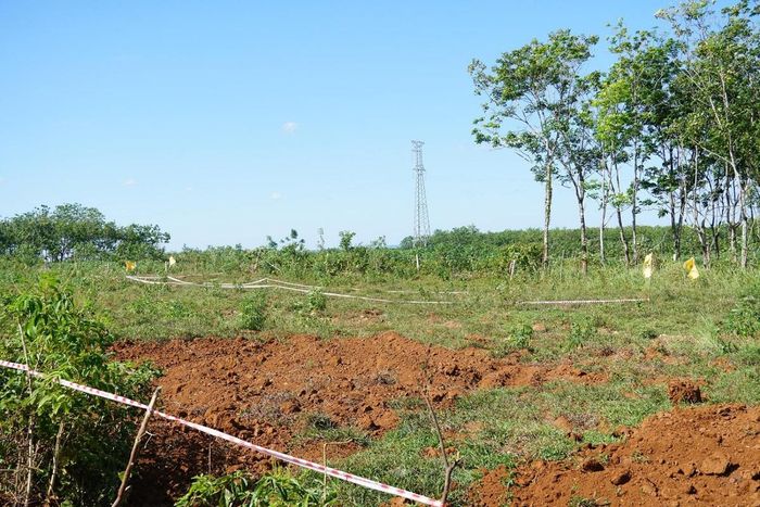 Địa điểm Tổ Ra đa xuyên đất kiến nghị tổ chức đào khảo sát, thăm dò