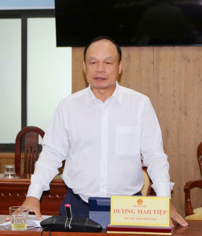  Phó Chủ tịch UBND tỉnh Dương Mah Tiệp phát biểu. 