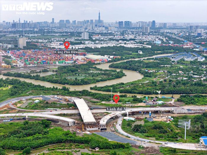 Tuyến đường dài gần 6 km, mặt cắt ngang khoảng 60 m, quy mô 12 làn xe tùy từng đoạn. Điểm đầu dự án kết nối với đường Nguyễn Thị Định..Điểm cuối được quy hoạch kết nối trực tiếp khu vực cảng Cát Lái với Vành đai 3 và cao tốc TP.HCM - Long Thành - Dầu Giây. Tổng mức đầu tư dự án khoảng 8.782 tỷ đồng.