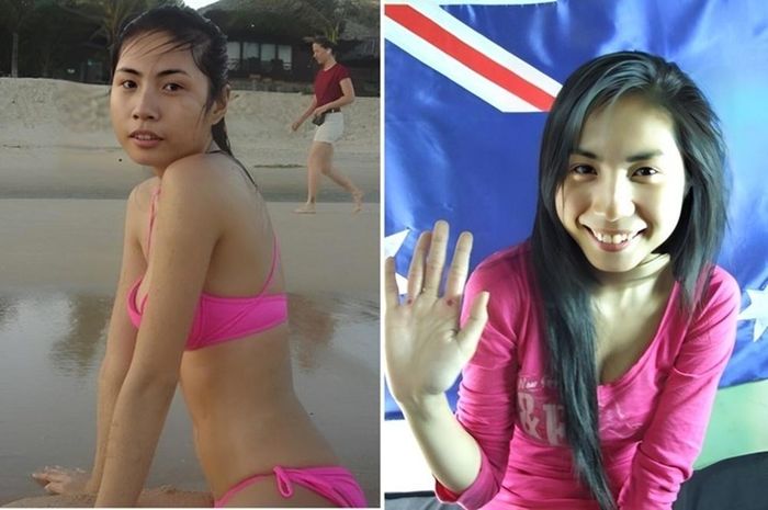 Nhan sắc mộc mạc của Thuỷ Tiên thời điểm mới vào nghề.