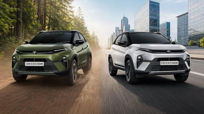 Tata Nexon Camo Edition khoác lên mình phong cách quân đội khỏe khoắn.