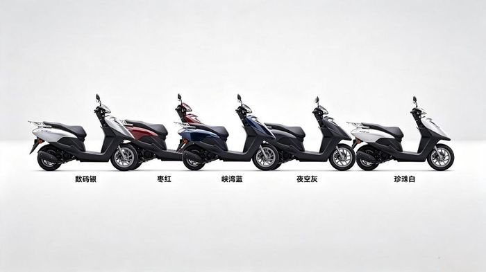 Vẻ ngoài của Wuyang-Honda SCR125 2026 được tái thiết kế hoàn toàn với phần đầu xe rộng