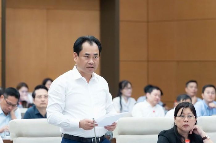 Bộ trưởng Bộ NN&MT Trịnh Việt Hùng. Ảnh: Media Quốc hội