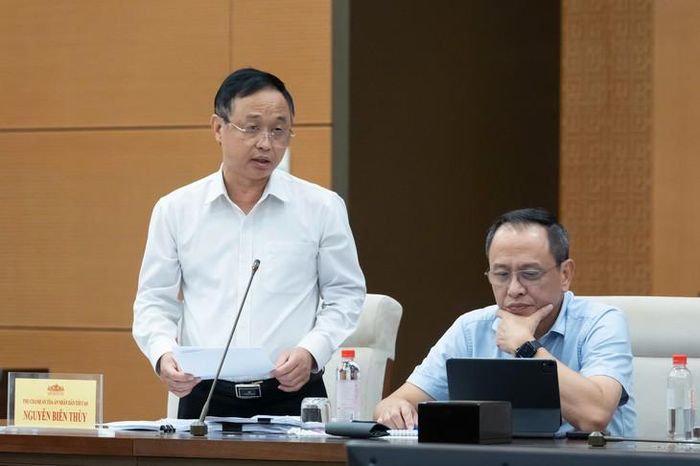 Phó Chánh án TAND Nguyễn Biên Thùy. Ảnh: Media Quốc hội