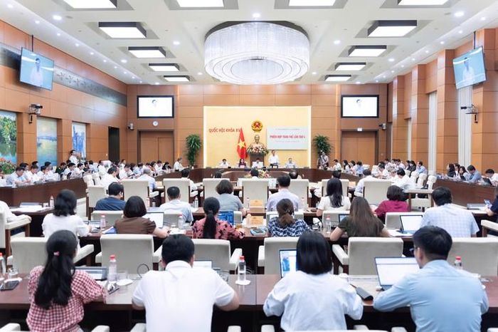 Quang cảnh phiên họp. Ảnh: Media Quốc hội