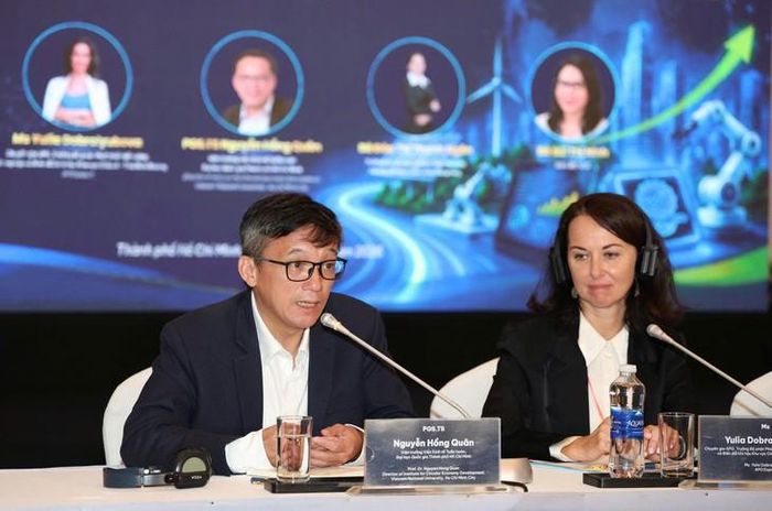 PGS. TS Nguyễn Hồng Quân, Viện trưởng Viện Nghiên cứu Phát triển Kinh tế Tuần hoàn (ICED), Đại học Quốc gia TP.HCM. Ảnh: Tô Hội