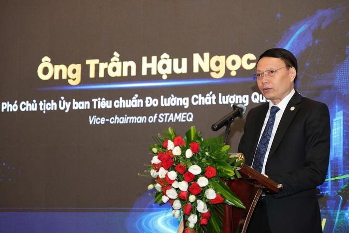 Ông Trần Hậu Ngọc, Phó chủ tịch Ủy ban Tiêu chuẩn Đo lường chất lượng Quốc gia. Ảnh: Tô Hội