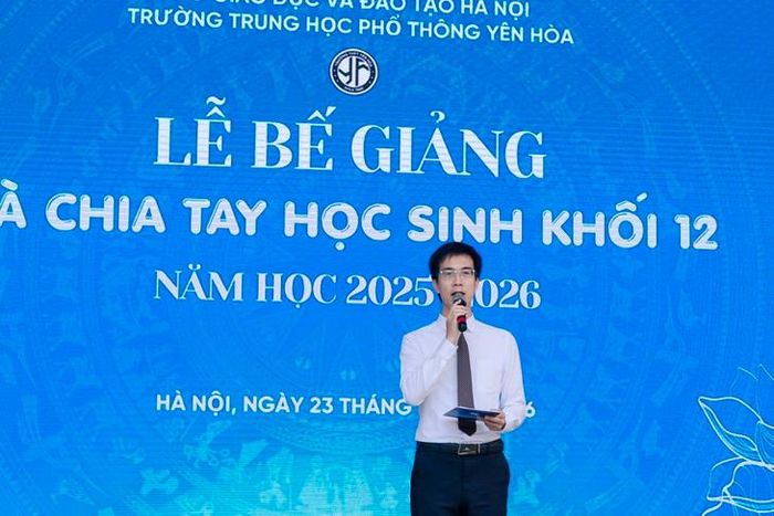 Thầy Phạm Thế Mạnh, Giáo viên môn Toán, Trường THPT Yên Hòa (TP. Hà Nội). Ảnh: NVCC