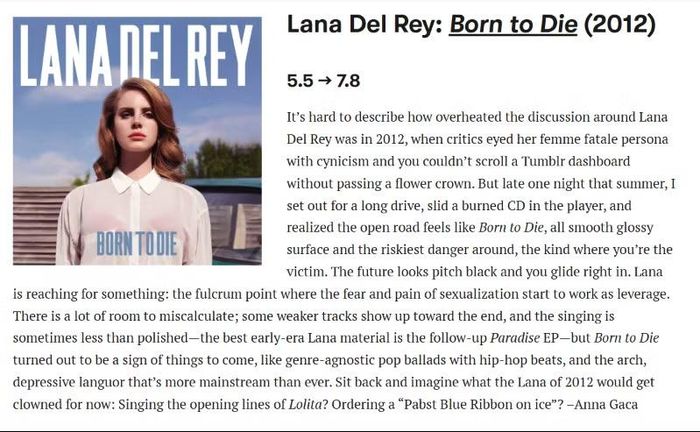 Sau gần 10 năm, album Born To Die của Lana Del Rey mới được "minh oan".