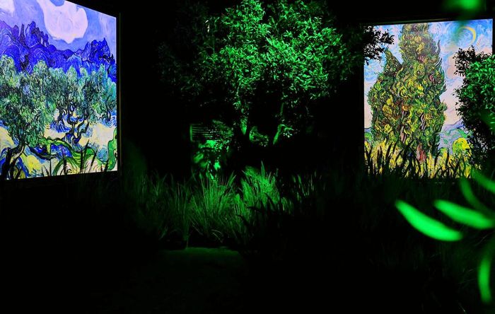 Công nghệ góp phần tái hiện sống động các tác phẩm của Vincent Van Gogh.