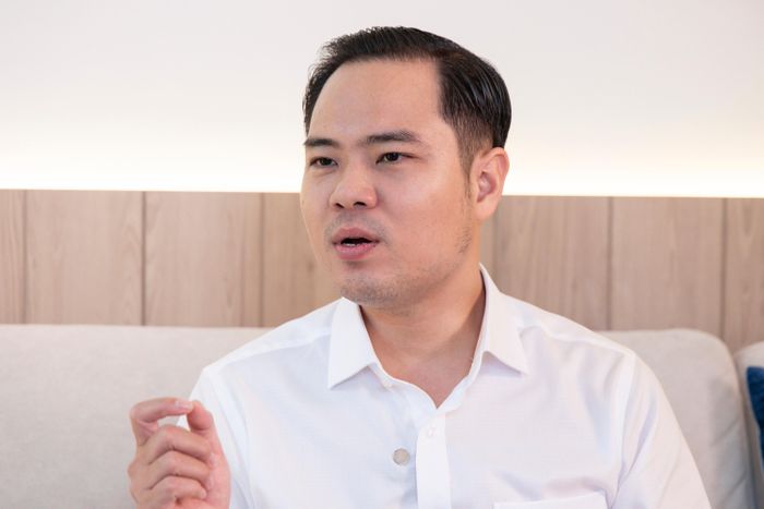  Chuyên gia bất động sản độc lập Lê Quốc Kiên. Ảnh: Phương Lâm. 