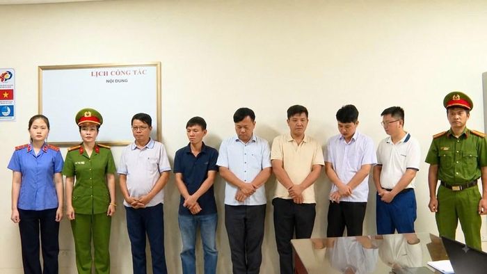 Cơ quan Cảnh sát điều tra Công an tỉnh Thanh Hóa khởi tố vụ án, khởi tố các bị can liên quan vụ làm giả hồ sơ thí nghiệm vật liệu xây dựng. Ảnh: Công an Thanh Hóa