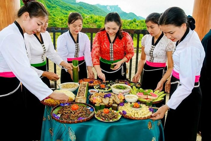 Không gian văn hóa Tết Xíp Xí là trải nghiệm hấp dẫn du khách khi đến Mường Chiên và Quỳnh Nhai dịp Quốc khánh 2.9