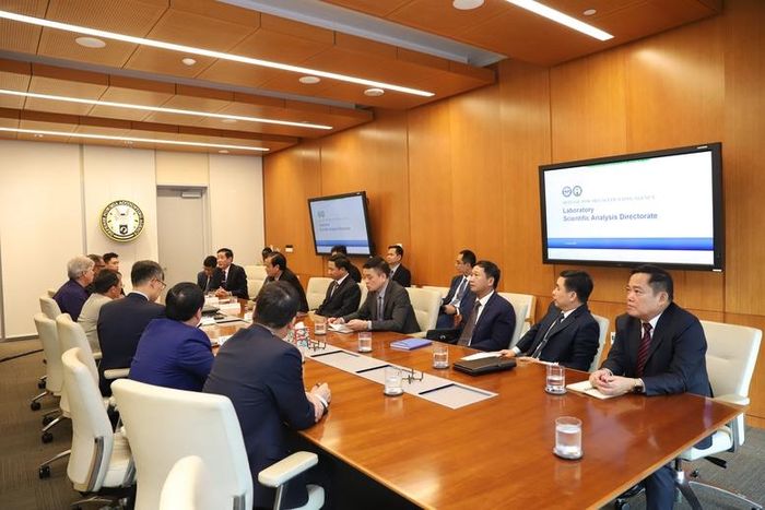 Quang cảnh buổi làm việc - Ảnh: Bộ Quốc phòng
