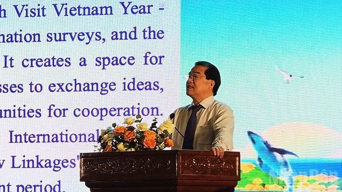 Ông Hà Văn Siêu phát biểu tại sự kiện. (Ảnh: PHÚC THẮNG)