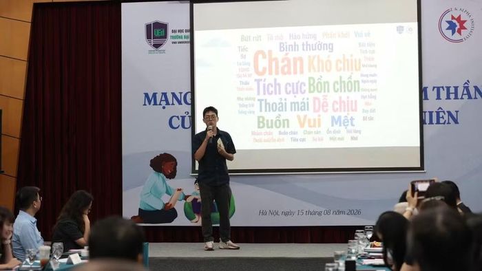 Báo cáo nghiên cứu được trình bày tại hội thảo. (Ảnh: Ban tổ chức)