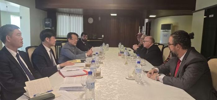 Đồng chí Lê Hồng Quang, Ủy viên Trung ương Đảng, Phó trưởng Ban Nội chính Trung ương thăm và làm việc với Hội Hữu nghị Brazil-Việt Nam. (Ảnh: Ban Nội chính Trung ương cung cấp)
