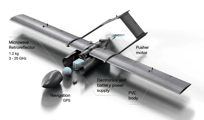 Ảnh đồ họa của UAV Spectr. Ảnh: OM Defence Systems