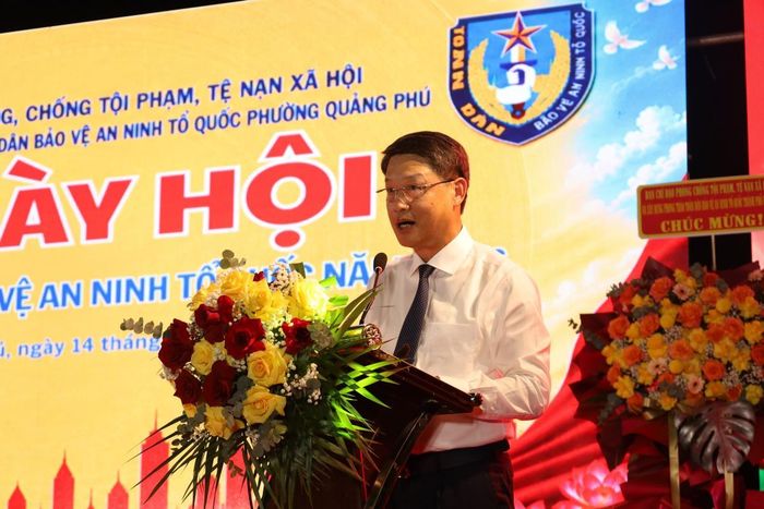 Phó Bí thư Thành ủy Đà Nẵng Ngô Xuân Thắng phát biểu chỉ đạo tại ngày hội.